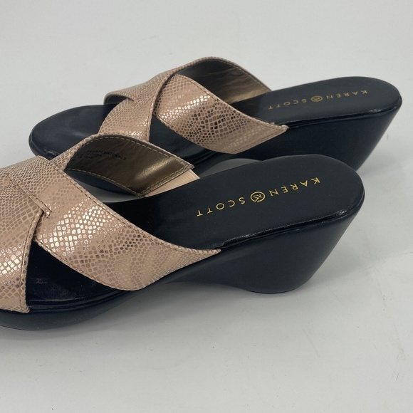 Karen Scott Low Heel Size 10 Wedges - Picture 6 of 8